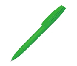 Шариковая ручка "Coral Gum " с прорезиненным soft-touch корпусом и клипом., светло-зеленый