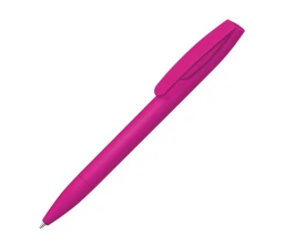 Шариковая ручка "Coral Gum " с прорезиненным soft-touch корпусом и клипом., розовый