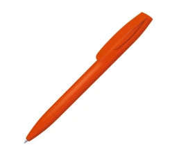 Шариковая ручка "Coral Gum " с прорезиненным soft-touch корпусом и клипом., оранжевый
