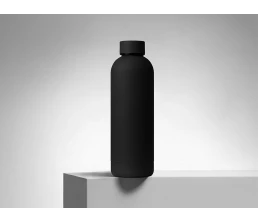 Вакуумная термобутылка с медной изоляцией «Cask», soft-touch, 500 мл