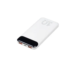 RIVACASE VA2540 (10 000mAh), QC/PD 20W внешний аккумулятор с дисплеем, белый 12/48