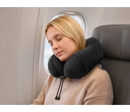 Подушка Dream с эффектом памяти, с кармашком, черный