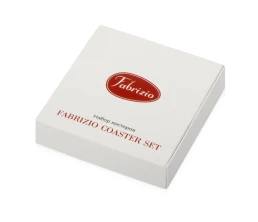 Набор костеров Fabrizio из PU, 4 шт, коричневый