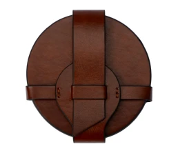 Набор костеров Fabrizio из PU, 4 шт, коричневый