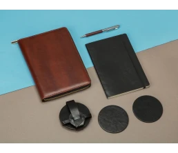 Набор костеров Fabrizio из PU, 4 шт, коричневый