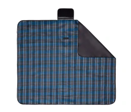 Непромокаемый плед для пикника Fabrizio, синий/черный