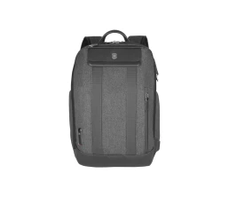 Рюкзак VICTORINOX Architecture Urban2 City Backpack 14'', серый, полиэстер / кожа, 30x19x42 см, 17 л