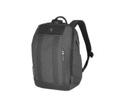 Рюкзак VICTORINOX Architecture Urban2 City Backpack 14'', серый, полиэстер / кожа, 30x19x42 см, 17 л