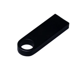 USB 3.0-флешка на 32 Гб с мини чипом и круглым отверстием, черный