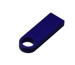 USB 3.0-флешка на 32 Гб с мини чипом и круглым отверстием, синий