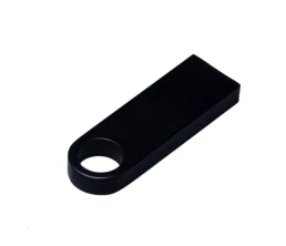 USB 3.0-флешка на 64 Гб с мини чипом и круглым отверстием, черный