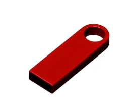 USB 3.0-флешка на 64 Гб с мини чипом и круглым отверстием, красный
