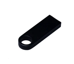 USB 3.0-флешка на 128 Гб с мини чипом и круглым отверстием, черный