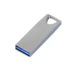 USB 3.0-флешка на 16 Гб с мини чипом, компактный дизайн, стильное отверстие для цепочки
