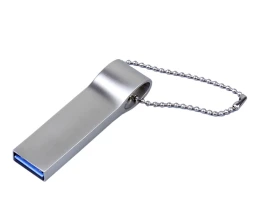 USB 3.0-флешка на 16 Гб с мини чипом, компактный дизайн, боковое отверстие для цепочки
