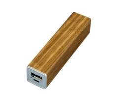 PB-wood1 Универсальное зарядное устройство power bank прямоугольной формы. 2200MAH. Красный