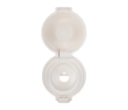 Вакуумная термокружка Waterline c кнопкой «Guard», 400 мл, белый