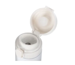 Вакуумная термокружка Waterline c кнопкой «Guard», 400 мл, белый