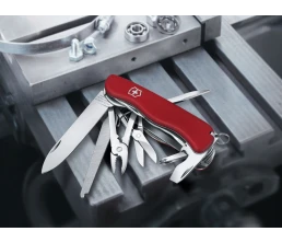 Нож перочинный VICTORINOX WorkChamp, 111 мм, 21 функция, с фиксатором лезвия, красный