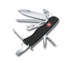 Нож перочинный VICTORINOX Outrider, 111 мм, 14 функций, с фиксатором лезвия, чёрный