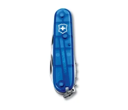 Нож перочинный VICTORINOX Spartan, 91 мм, 12 функций, полупрозрачный синий