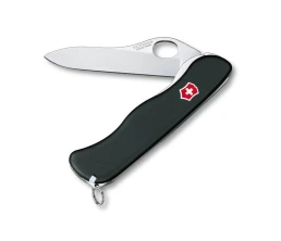 Нож перочинный VICTORINOX Sentinel Clip, 111 мм, 5 функций, с фиксатором лезвия, чёрный