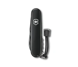 Нож перочинный VICTORINOX Spartan Onyx Black, 91 мм, 12 функций, чёрный, со шнурком в комплекте