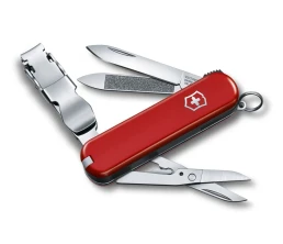 Нож-брелок VICTORINOX NailClip 580, 65 мм, 8 функций, красный