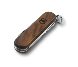 Нож-брелок VICTORINOX Classic SD, 58 мм, 5 функций, деревянная рукоять