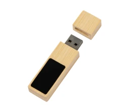 USB 2.0- флешка на 32 Гб c подсветкой логотипа «Bamboo LED»