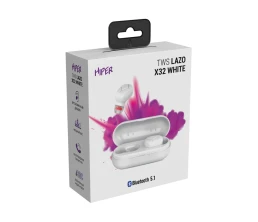 Наушники HIPER TWS Lazo X32 White (HTW-LX32) Bluetooth 5.1 гарнитура, Белый