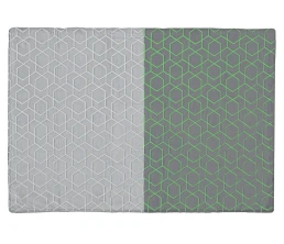 Светящийся в темноте плед Lattice серый