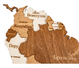 Интерьерная карта мира «World»