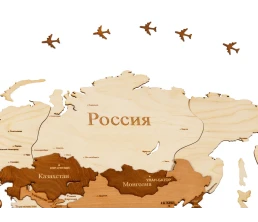 Интерьерная карта мира «World»