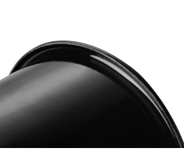 Кружка эмалированная с ободком, черная