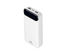 RIVACASE VA2280 (20000mAh) с дисплеем, белый, внешний аккумулятор /24