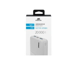 Внешний аккумулятор с дисплеем и быстрой зарядкой QC/PD VA2572, 20000 mAh