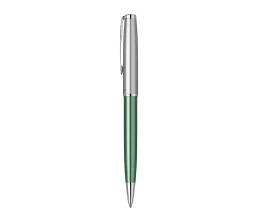 Шариковая ручка Parker Sonnet Essentials Green SB Steel CT, цвет чернил black, перо: M, в подарочной упаковке.