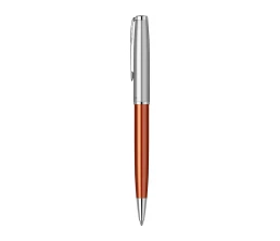 Шариковая ручка Parker Sonnet Essentials Orange SB Steel CT, цвет чернил black, перо: M, в подарочной упаковке.