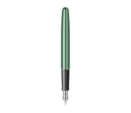 Перьевая ручка Parker Sonnet Essentials Green SB Steel CT, перо: F, цвет чернил: black, в подарочной упаковке.