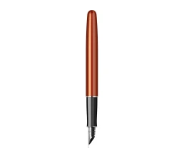 Перьевая ручка Parker Sonnet Essentials Orange SB Steel CT, перо: F, цвет чернил black, в подарочной упаковке.