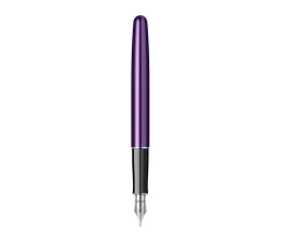 Перьевая ручка Parker Sonnet Essentials Violet SB Steel CT, перо: F, цвет чернил black, в подарочной упаковке.