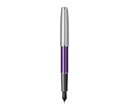 Перьевая ручка Parker Sonnet Essentials Violet SB Steel CT, перо: F, цвет чернил black, в подарочной упаковке.