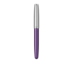 Перьевая ручка Parker Sonnet Essentials Violet SB Steel CT, перо: F, цвет чернил black, в подарочной упаковке.