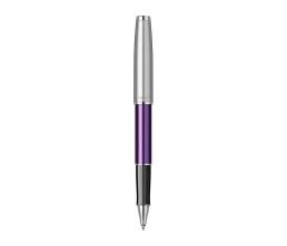 Ручка-роллер Parker Sonnet Essentials Violet SB Steel CT, цвет чернил black, перо: F, в подарочной упаковке.