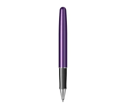 Ручка-роллер Parker Sonnet Essentials Violet SB Steel CT, цвет чернил black, перо: F, в подарочной упаковке.