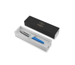 Шариковая ручка Parker Jotter Originals Blue Chrom CT, стержень: M blue в подарочной упаковке