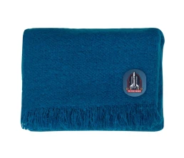 Плед акриловый Mohair, синий