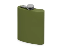 Фляжка 240 мл Remarque soft touch, 304 сталь, зеленый милитари