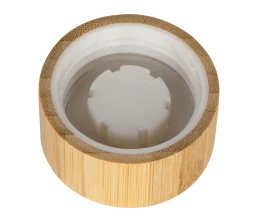 Бутылка из переработанного пластика rPET «Kato Bamboo» с бамбуковой крышкой, 500 мл